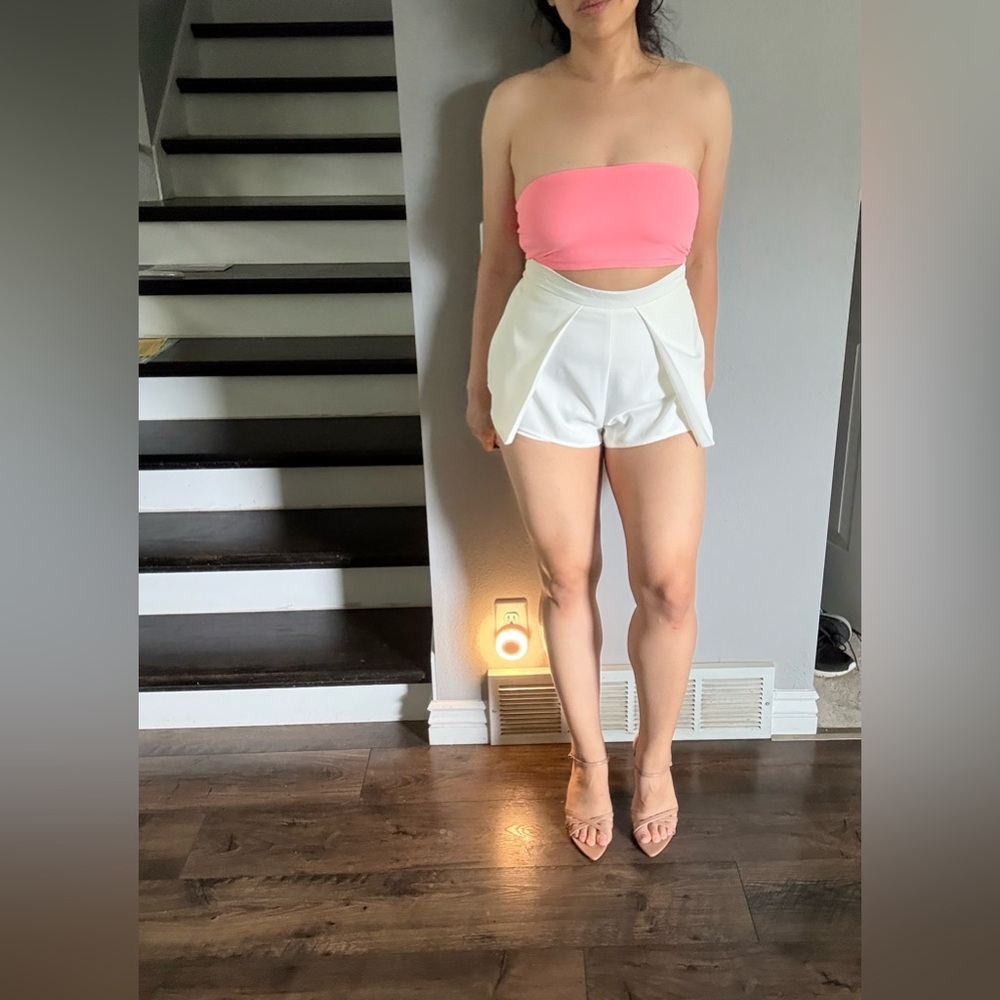 NEW Luvalot Sexy Mini Skort- Off White